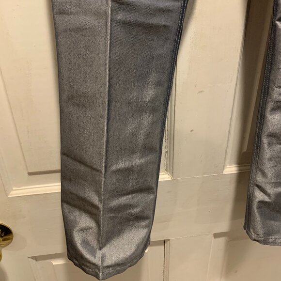 Armani Exchange~ NWOT!!~ Metallic Silver Pants - Picture 10 of 16